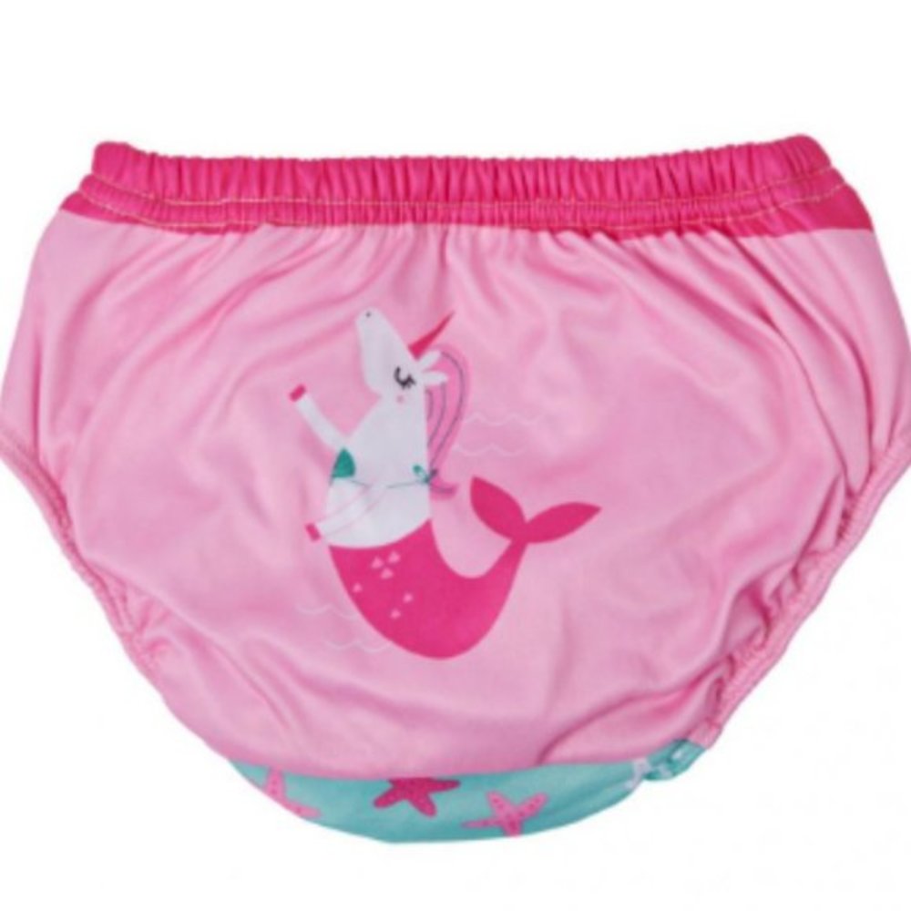 SwimWays Swim Diaper -‎ Pink Mermicorn Medium